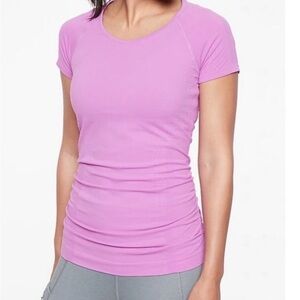 Women’s Short Sleeve Crew Neck Top - Pink